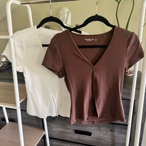 Two Abercrombie & Fitch tees